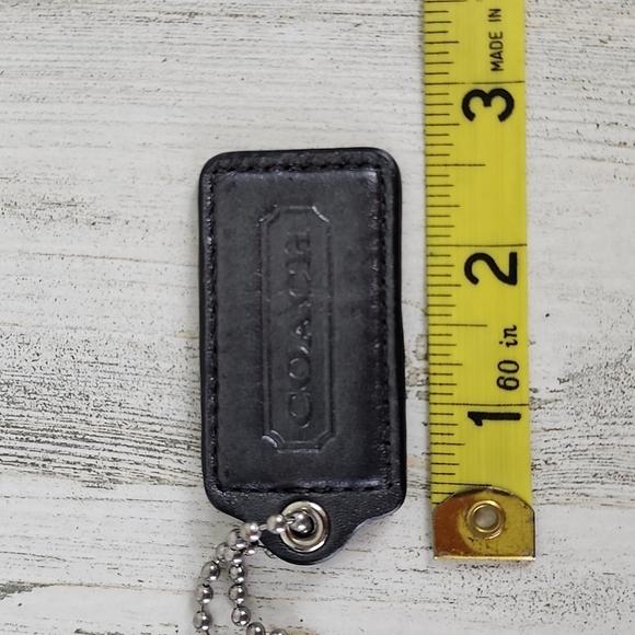 Coach authentic tag in charcoal shimmer gray - Picture 3 of 6